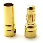 3.5mm Gold MaleFemale Connectors 2 Pairs (4PC)