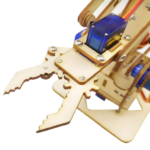 4 DOF servo Controlled Robotic arm with Gripper without servo, only kit available