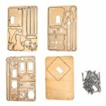 4 DOF Robot Manipulator Arm Mechanical Arm Kit highlighting base, arm segments, and mounting holes