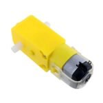 Dual shaft DC motor with 45mm yellow wheels