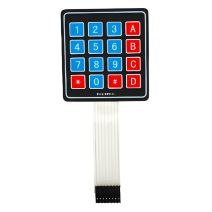 4×4 Matrix 12 keys Membrane Switch Keypad