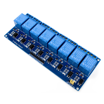 8 RoadChannel Relay Module (with light coupling) 12V