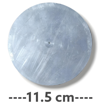 Aluminium Fly Wheel for Science Projects & Engine Models Thickness 2mm, Diameter 11.5cm