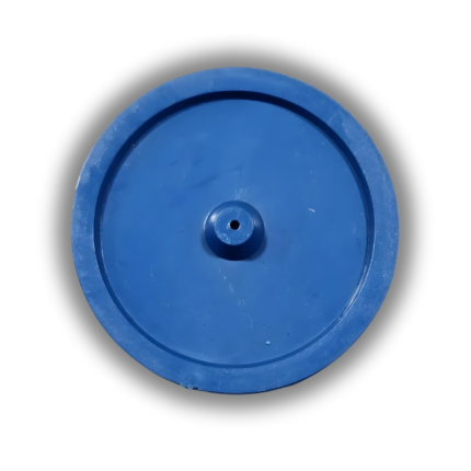 Blue Plastic Pulley Wheel 38mm Diameter, 4mm Center Hole Diameter