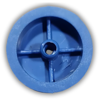 Blue Plastic Pulley Wheel Small Size