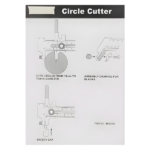 Circle Cutter Compass Tool for Paper Crafts, Fabric Create Circles from 10mm to 150mm, Big Size