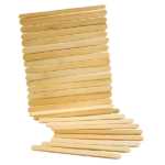 Craft Sticks Ice Cream Sticks Wooden Popsicle Sticks Treat Sticks Ice Pop Sticks - Small Size 11cm x 1cm. (Pack of 50pcs)