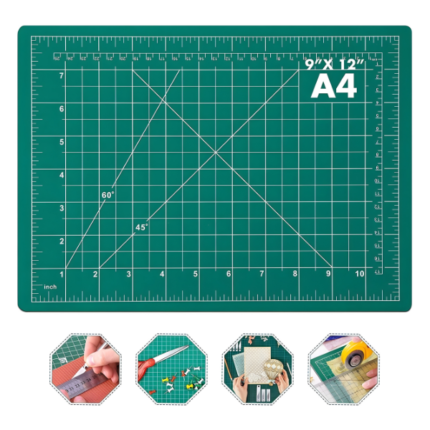 Double Sided Green Cutting Mat Board A4 Size Pad Model Healing Design