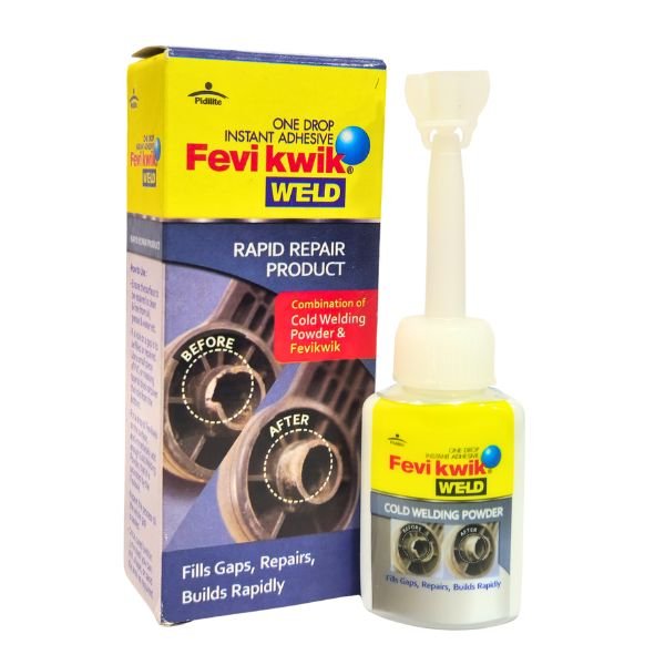 Fevi Kwik Weld Repair powder and glue combo kit
