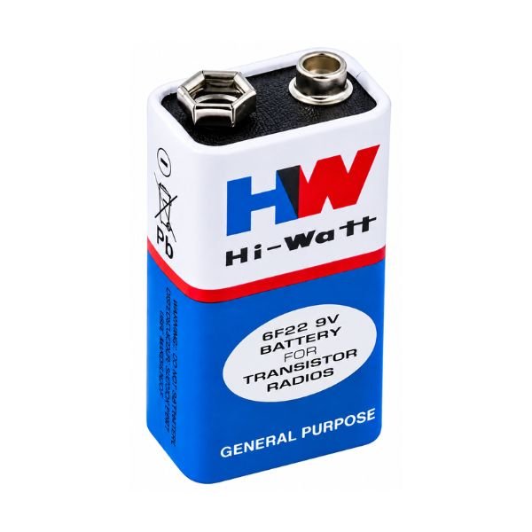 Hi-WAOTE 9V Battery front view