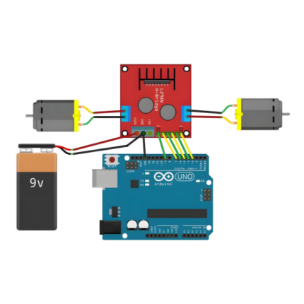 L298 2A Dual Motor Driver Module with PWM Control