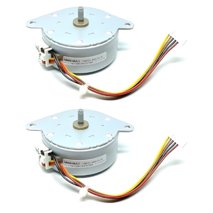 PM55L-048-KLJ6 DC Stepper Motor Unipolar 55mm 4kg-cm 24V DC 2 Phase 5 Wire Micro Stepping Motor for DIY Projects