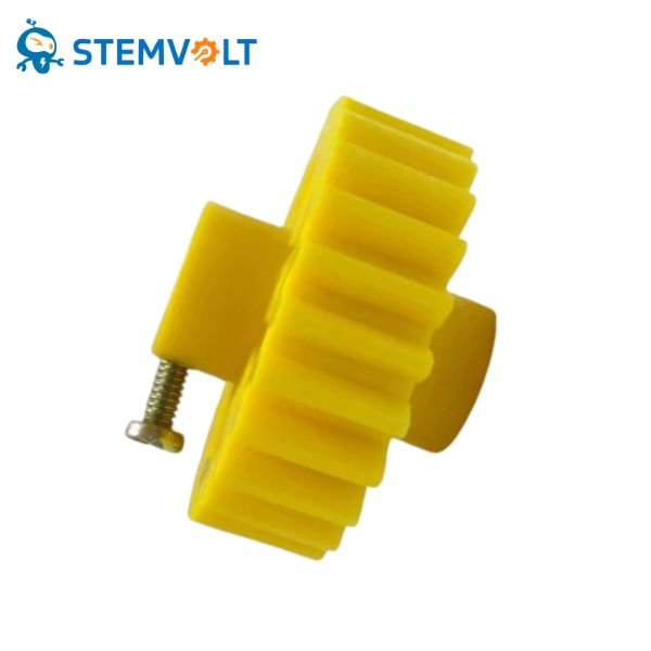 Plastic Spur Gear 25mm 15 Teeth – High-Quality Stemvolt Robotics Gear