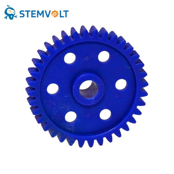 Plastic Spur Gear 40mm 36 teeth for school projects, DIY robotics and mechanical experiments
