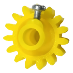 Plastic Spur gear 18 mm ( Teeth) 6.5mm Width, 6mm hole with screw for DIY Projects