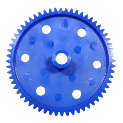 Plastic Spur gear 60 Teeth 65mm dia, Plastic Spur gear 50 Teeth 55mm dia, Both have 6.5mm Width 6mm hole for DIY Projects (Pack of 2 gears)