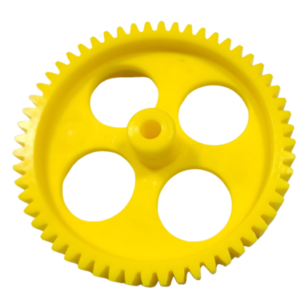 Plastic Spur gear 60 Teeth 80mm dia, Plastic Spur gear 50 Teeth 54mm dia, Both have 6.5mm Width 6mm hole for DIY Projects (Pack of 2 gears)