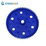 Plastic Spur Gear 65mm 60 teeth for robotics and DIY projects, durable mechanical gear
