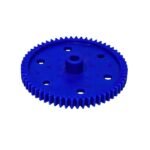 Plastic Spur Gear 65mm 60 teeth for robotics and DIY projects, durable mechanical gear