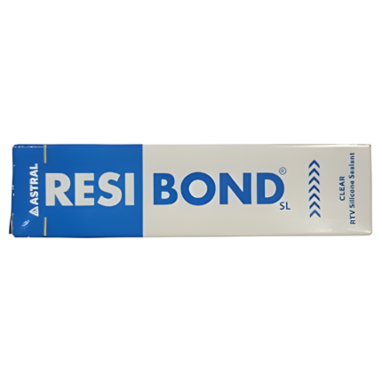 Resi-Bond RTV Silicone Sealant Clear 20ml for bonding and sealing in different industries like electrical, electronic, automobile & construction and home crack joint sealing (Clear, 1Qty)