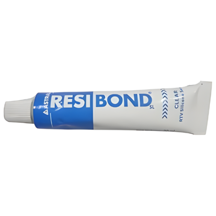 Resi-Bond RTV Silicone Sealant Clear 20ml for bonding and sealing in different industries like electrical, electronic, automobile & construction and home crack joint sealing (Clear, 1Qty)