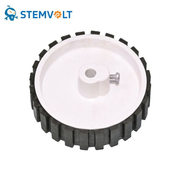 Robot Wheel 70mm x 20mm for DC Gear Motor, lightweight wheel for robotics and DIY robot projects