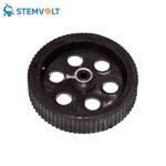 Robot Wheel 95mm x 20mm for DC Gear Motor, lightweight robotics wheel for DIY robot projects