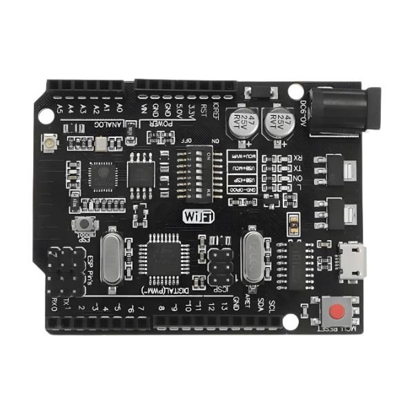 Arduino UNO R3 with Wi-Fi ATmega328P + ESP8266 NodeMCU
