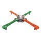 F450 quadcopter frame kit with sturdy arms and lightweight plates for DIY drone builds.