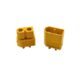 XT60 Male and Female Connector Pair yellow high-current plugs