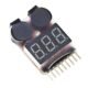 1-8S Lipo Battery Voltage Tester compact voltage checking tool