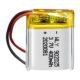 3.7V 400mAh lithium polymer battery for small electronics and DIY projects.