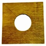 Plywood Wooden Square Shape Board 6cm Dia. for hobby crafts, school projects
