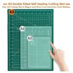 Double Sided Green Cutting Mat Board A3 Size Pad Model Healing Design - Image 2