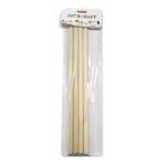 Wooden Sticks Pieces Dowels Pole Rods Sweet (30cm x 12mm(Thickness) (Set of 4)