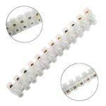 Panel mount barrier terminal block for secure electrical wire connections