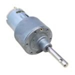 12V 60 RPM Johnson Geared DC Motor for robotic automation.