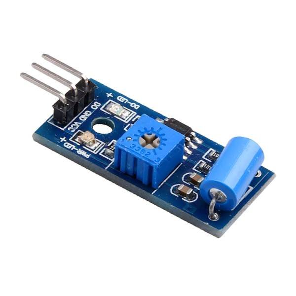 Vibration Sensor Module detects taps and movement for automation