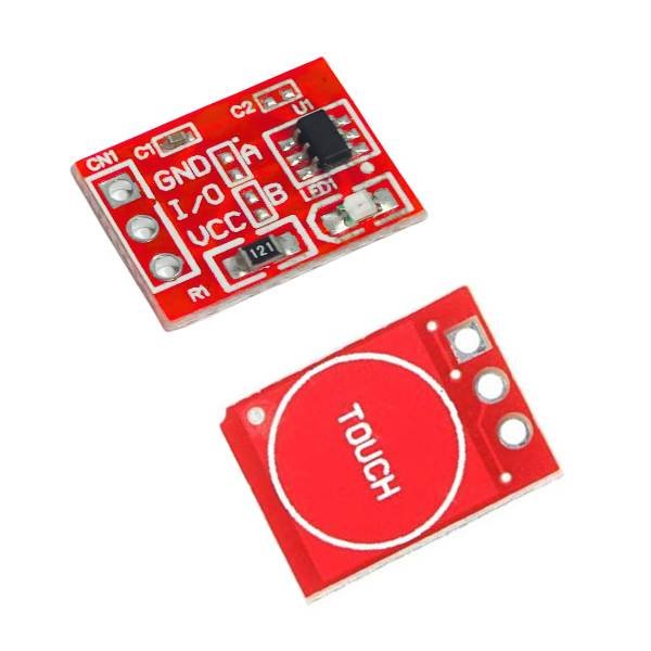 Red Color TTP223 Touch Detection Sensor Module for Arduino