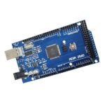 arduino mega price category board close-up showing ATmega2560 chip and surrounding