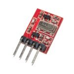 433MHz RF Wireless Module transmitter board back view showing PCB layout and antenna solder pad