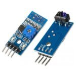 TCRT5000 IR Sensor Module front view showing TCRT5000 component analog digital output pin header