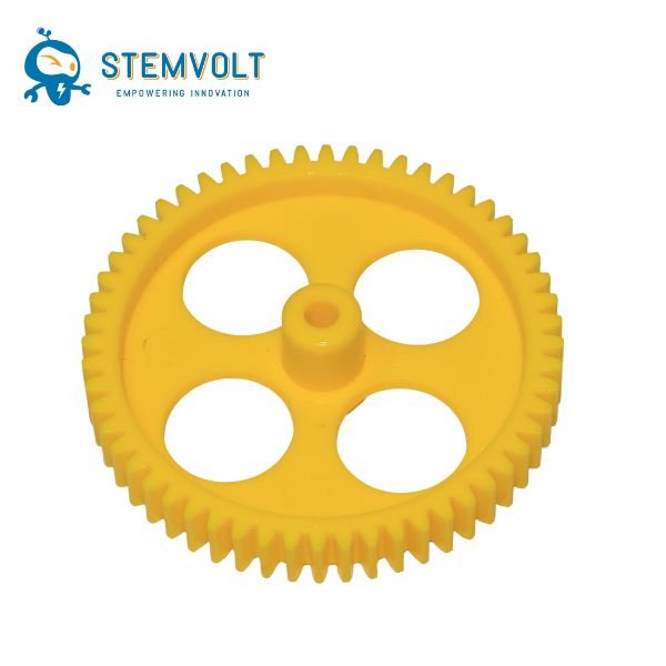 Plastic Spur Gear 80mm 56 Teeth For DIY Kit – High-Quality Stemvolt Robotics Gear
