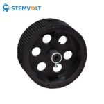 Robot Wheel 95mm x 40mm for DC Gear Motor, high-grip robotics wheel for DIY robot projects