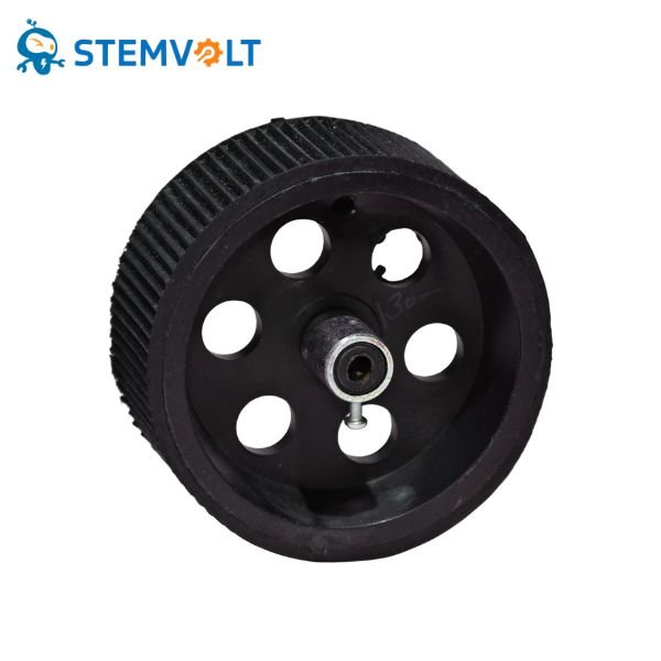 Robot Wheel 95mm x 40mm for DC Gear Motor, high-grip robotics wheel for DIY robot projects