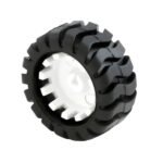 Car Wheel 44mm for N20 DC Gear Motor, mini robot wheel for DIY car and robotics projects