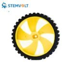 Robot Car Wheel 45mm x 11mm for BO Motors, lightweight wheel for DIY robot cars and robotics projects