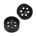 Robot Wheel 95mm x 40mm for DC Gear Motor, high-grip robotics wheel for DIY robot projects