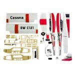 Lightweight Dancing Wing Cessna E10 EPP RC aircraft kit for beginners and hobby pilots.