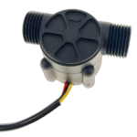 Water Flow Measurement Sensor with 1-30Litermin Flow Rate – Black